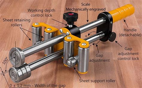 sheet metal hand roller bender|metal roller bender tool handheld.